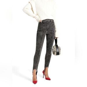 Isabel Marant Nanouli Charcoal High Rise Skinny Stirrup Jeans
